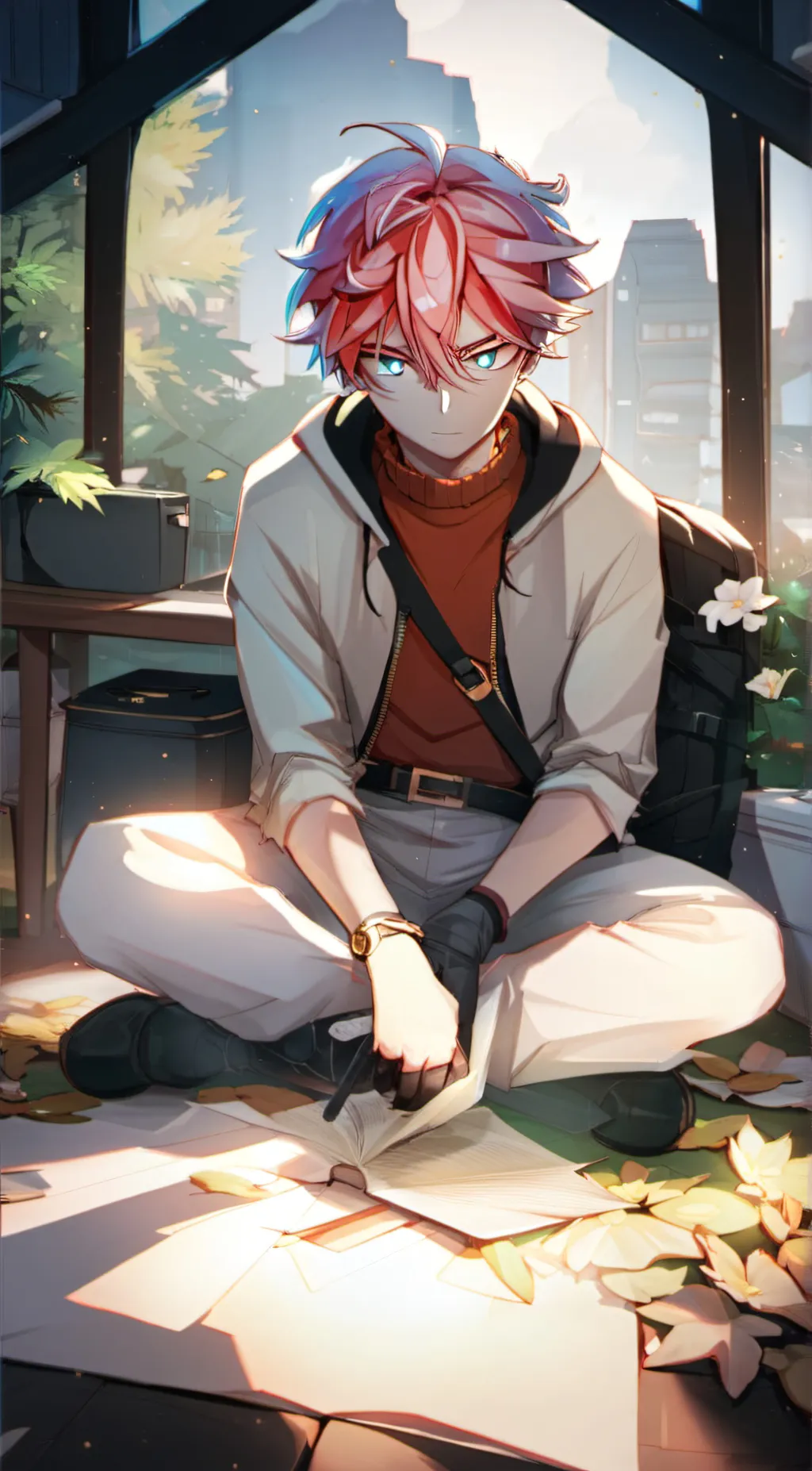 ai character: shoto lost brother background
