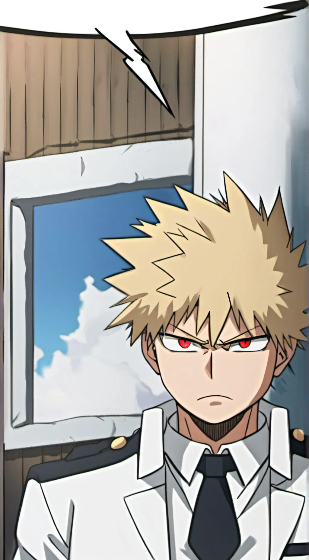 ai character: bakugo katsuki background