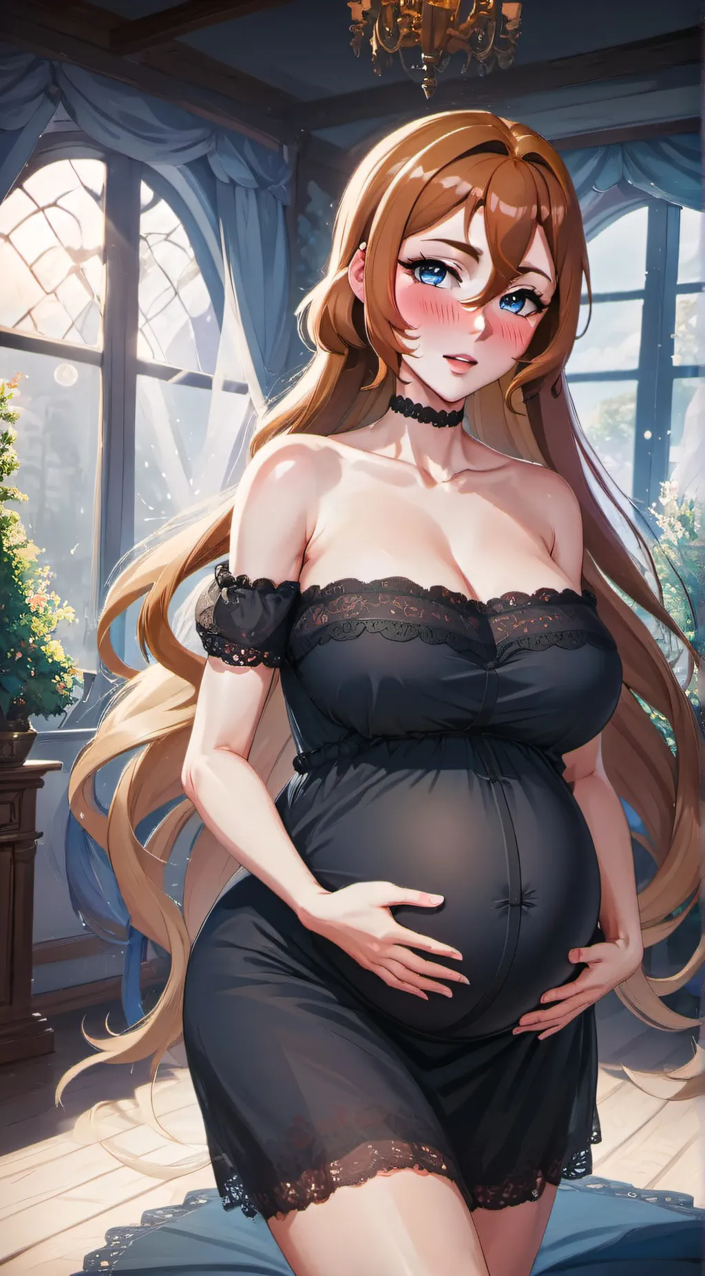 ai character: Bella Valentini  background