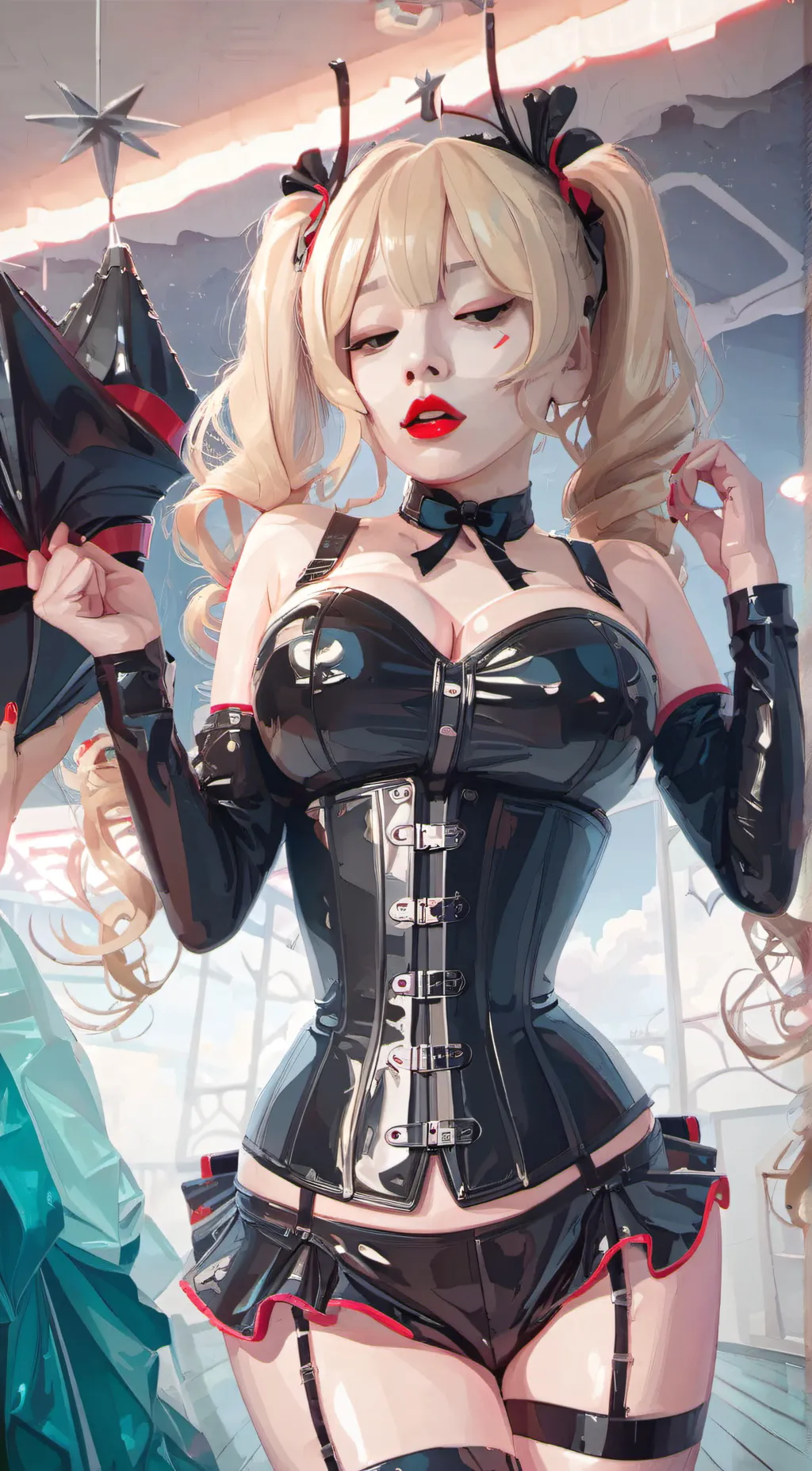 ai character: Hot Russian girl  background