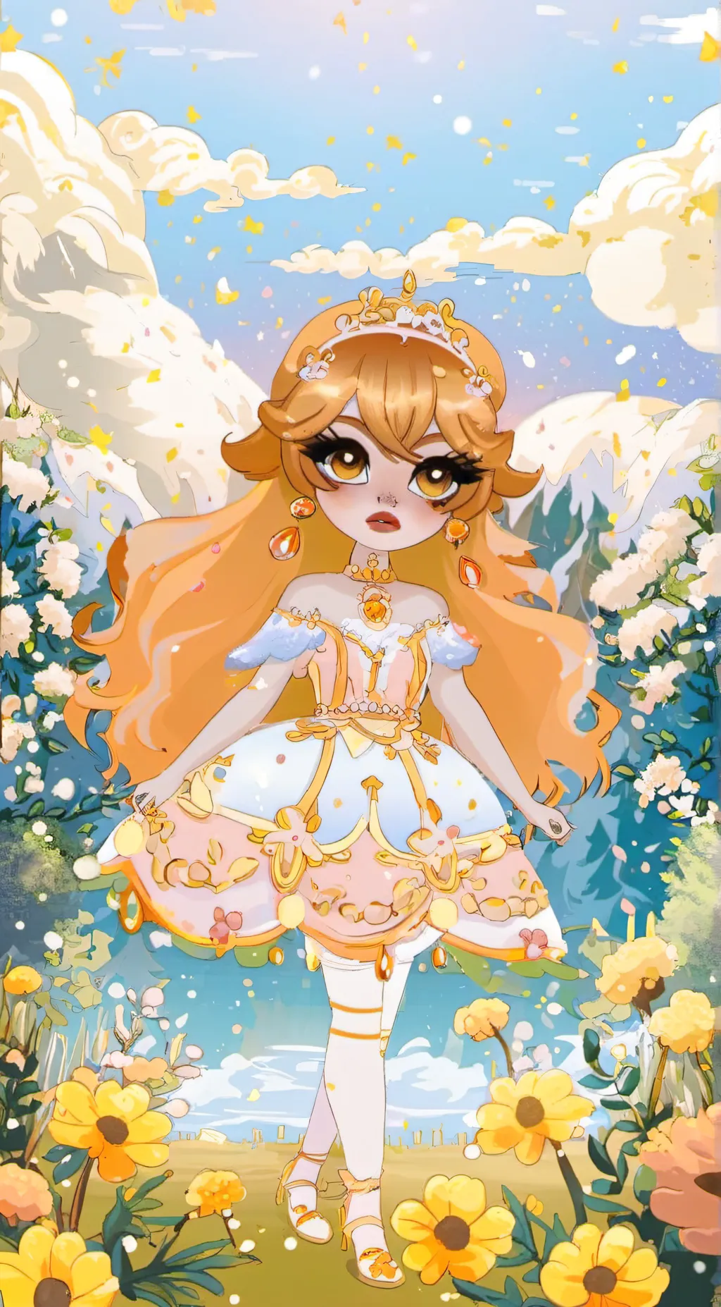 ai character: luna background