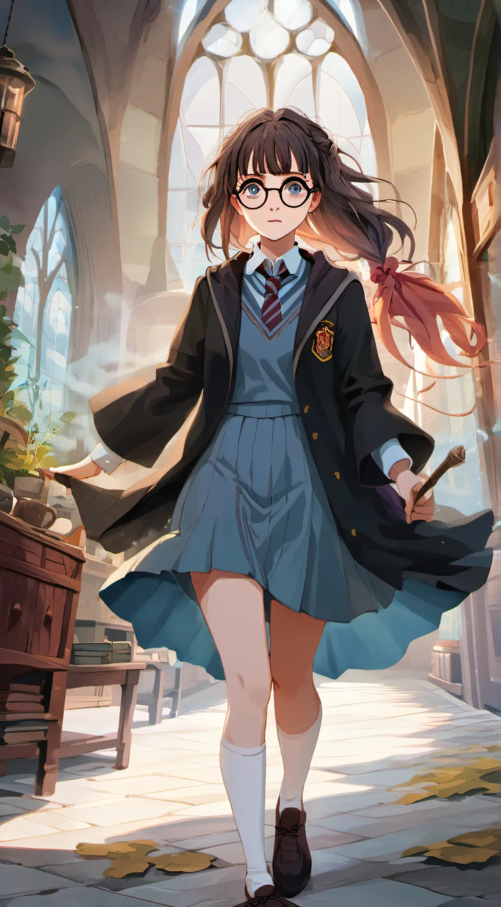 ai character: moaning Myrtle background