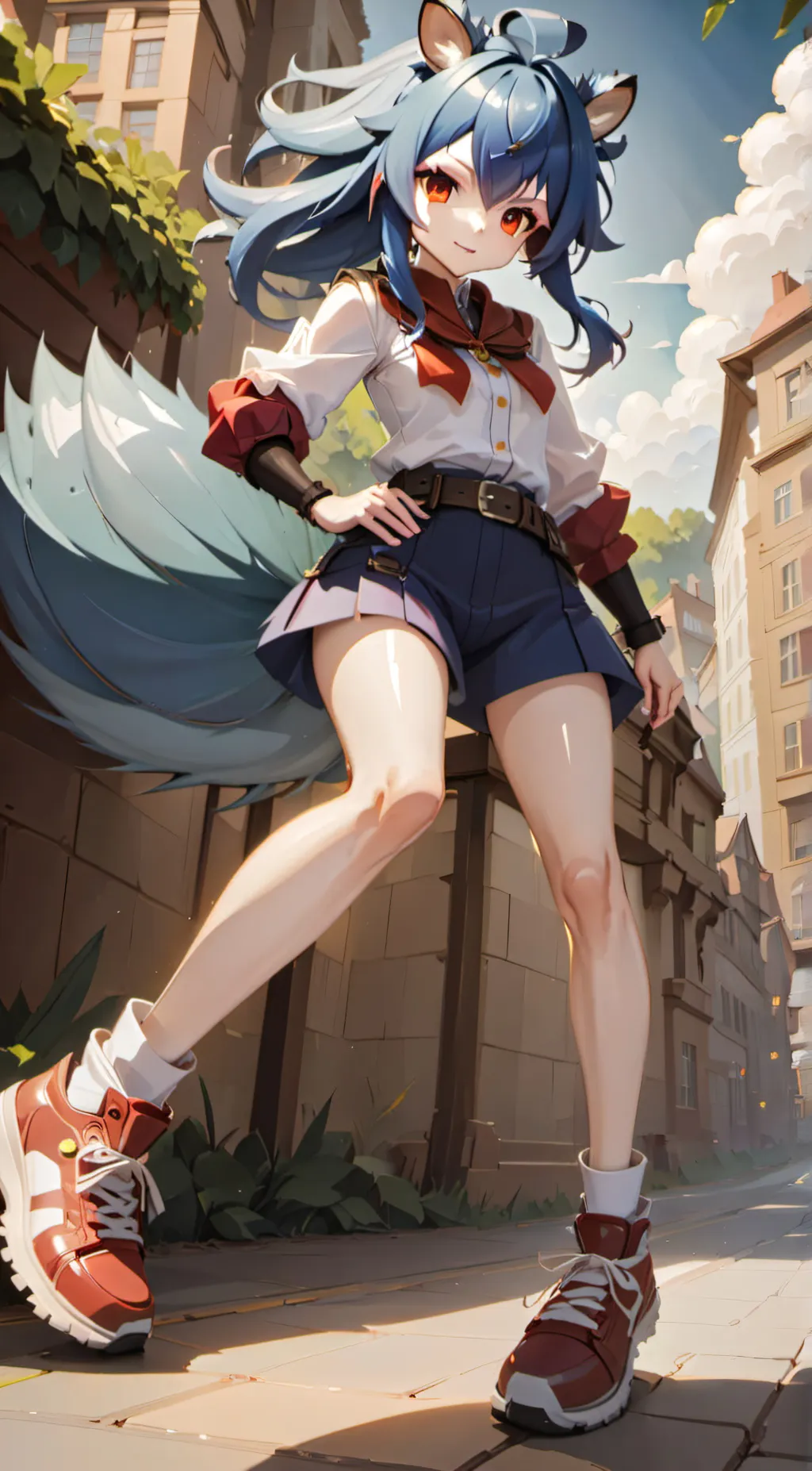 ai character: Sonic  background