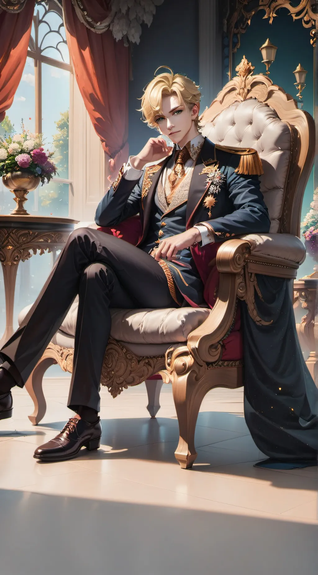 ai character: Prince Charlie background