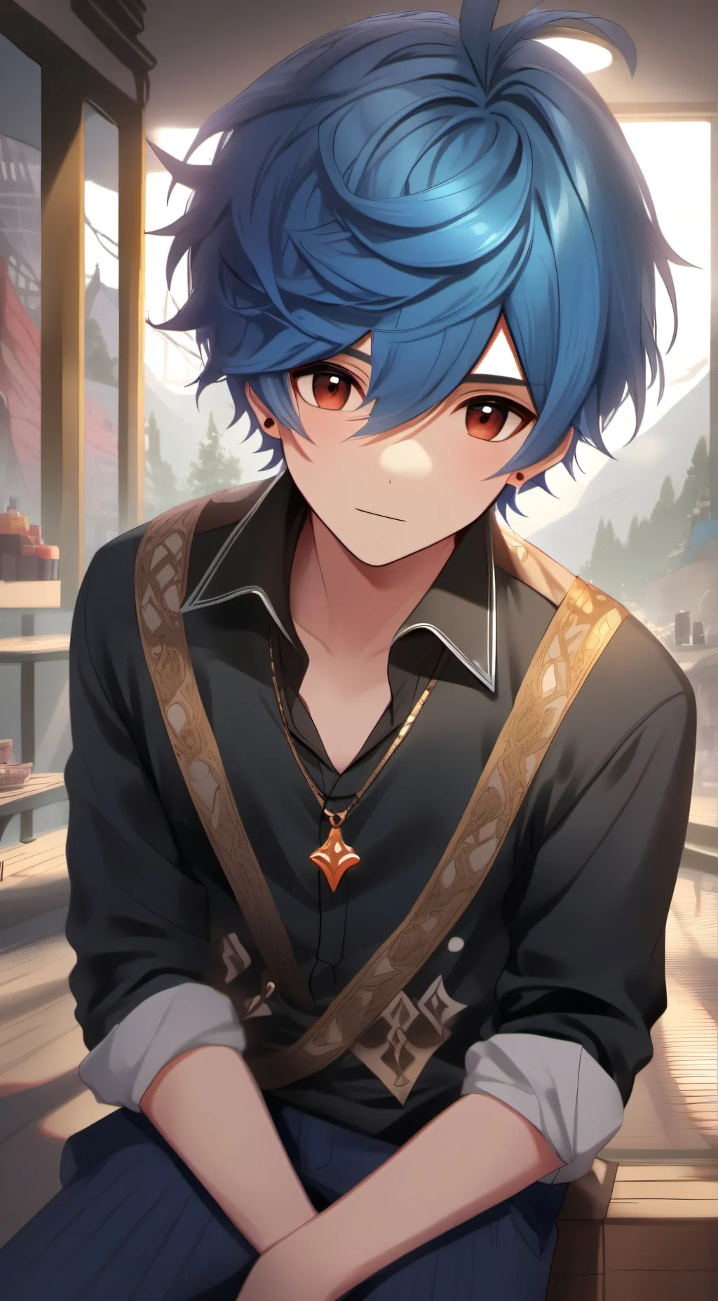 ai character: Sonic Rp background