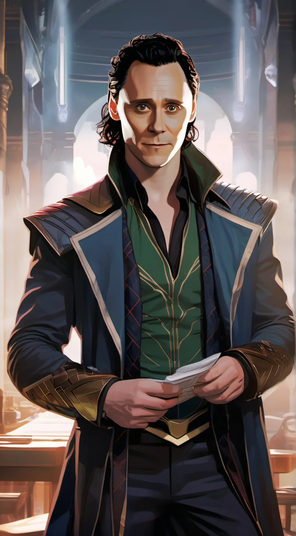 ai character: Loki background