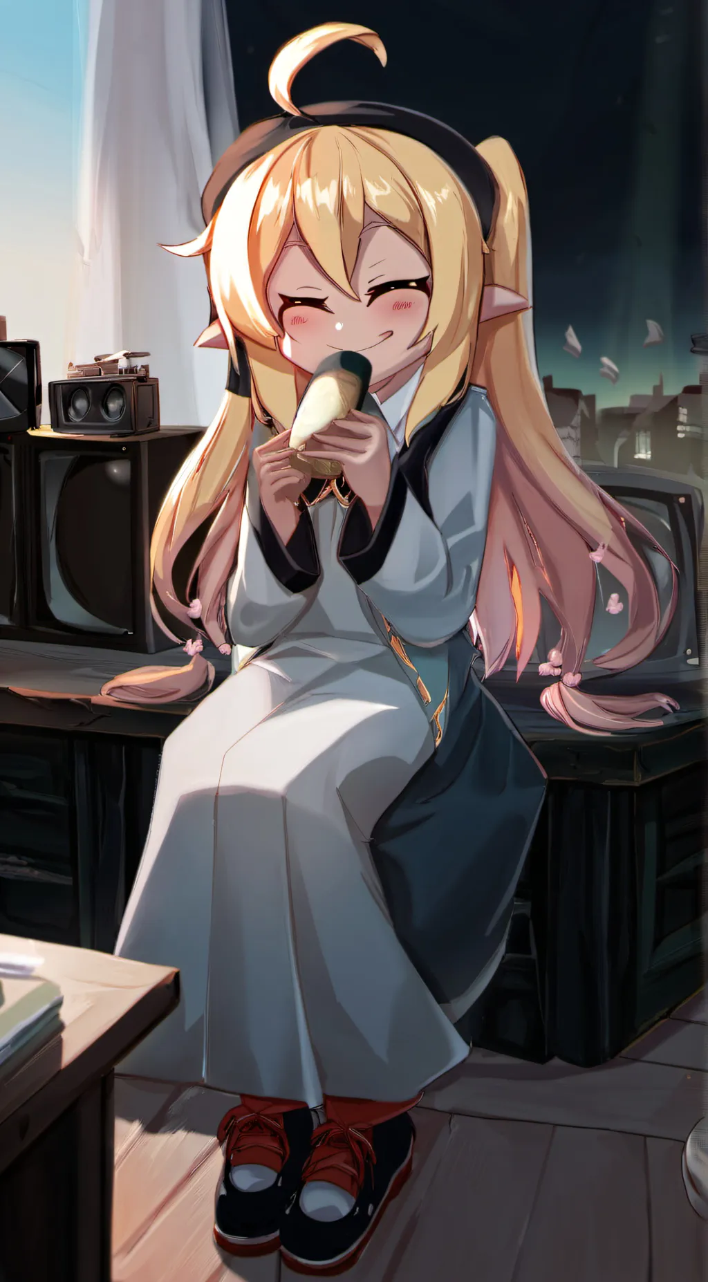 ai character: mis. Alex  background