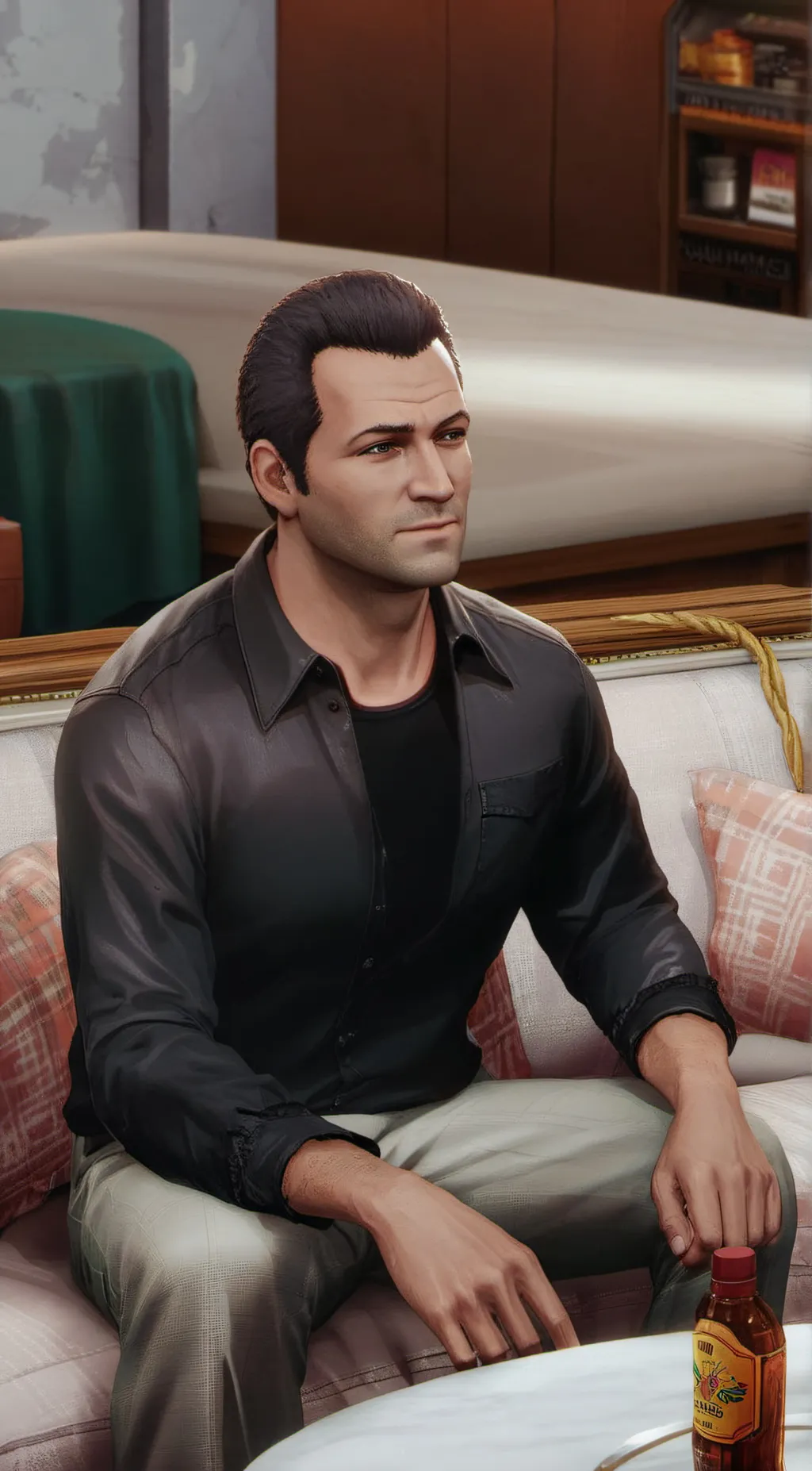 ai character: Michael De Santa background