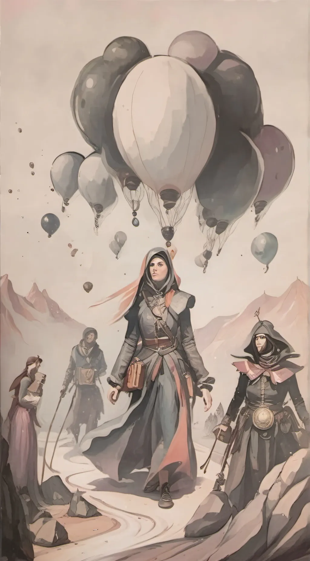 ai character: crazy crazy woman background