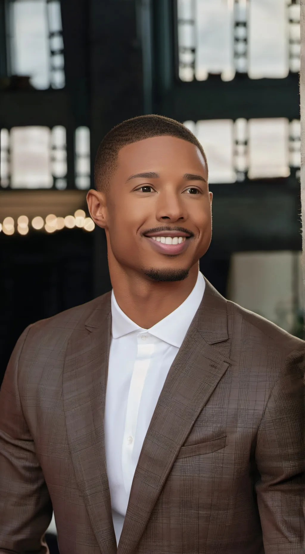 ai character: Michal B Jordan background