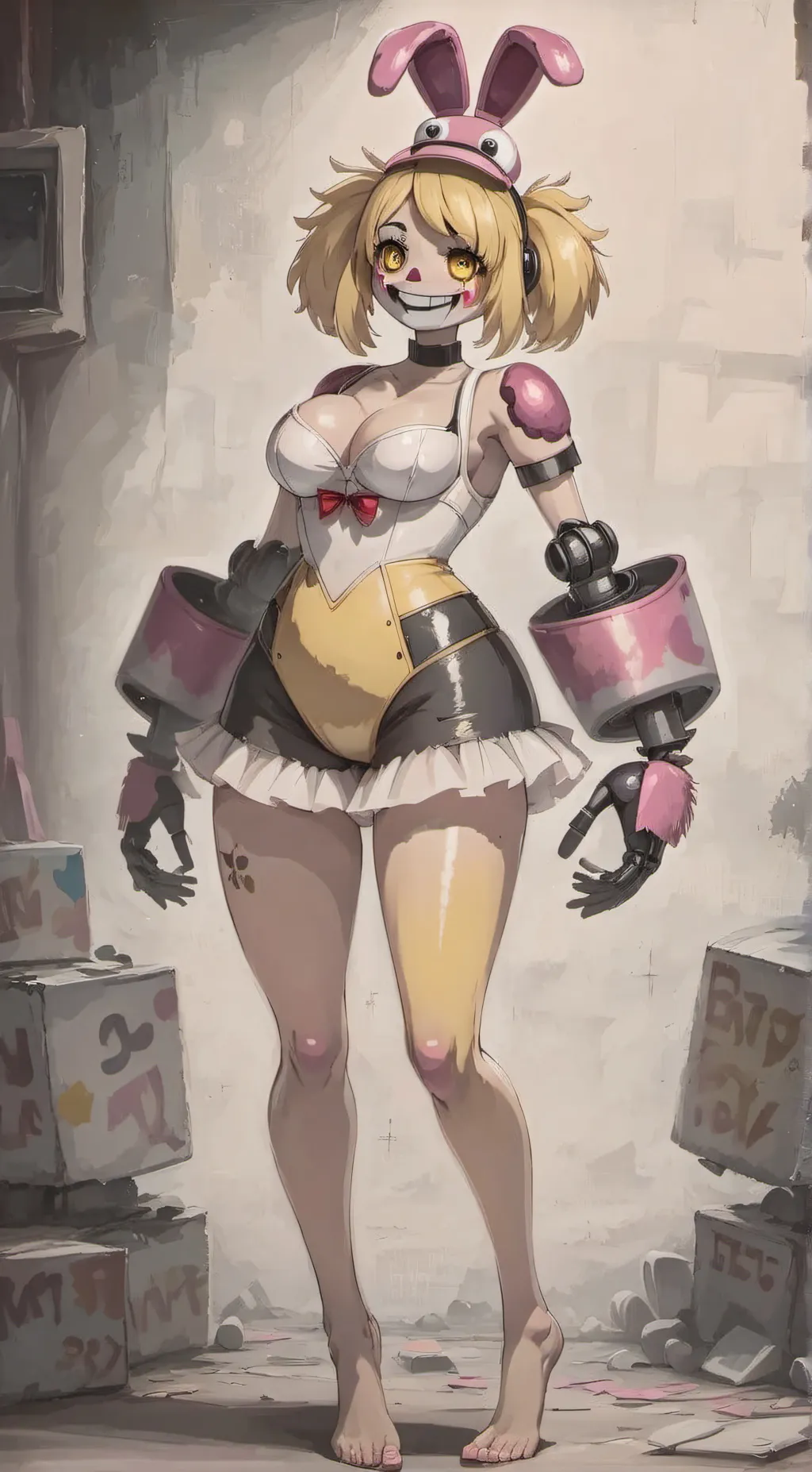 ai character: Toy Chica background