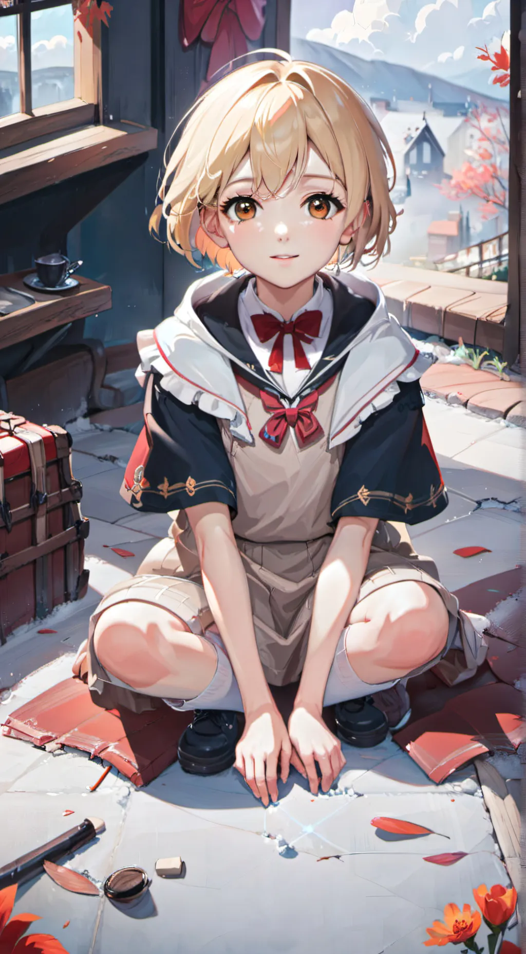 ai character: Sunny background