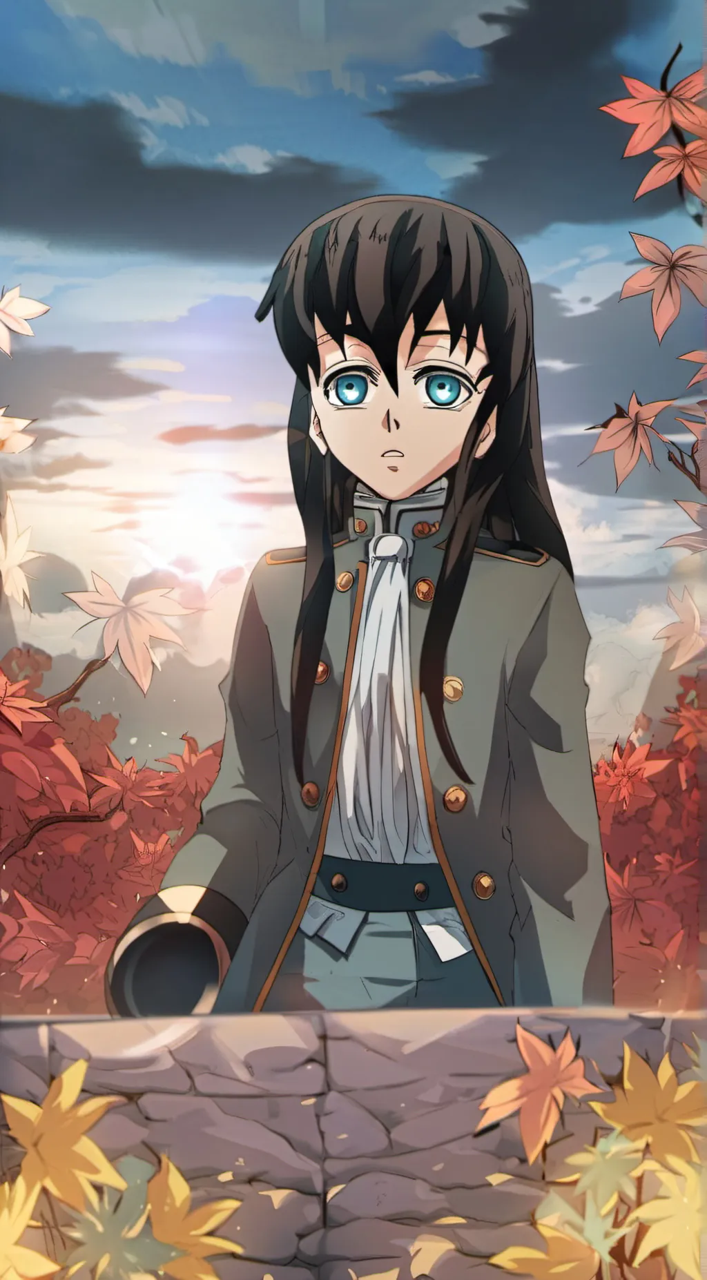 ai character: muichiro background