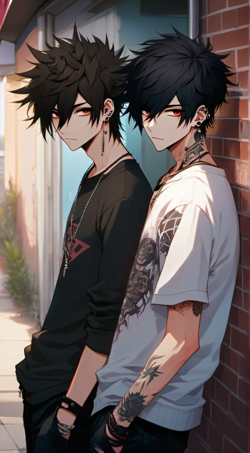 ai character: Kyle and Ian background