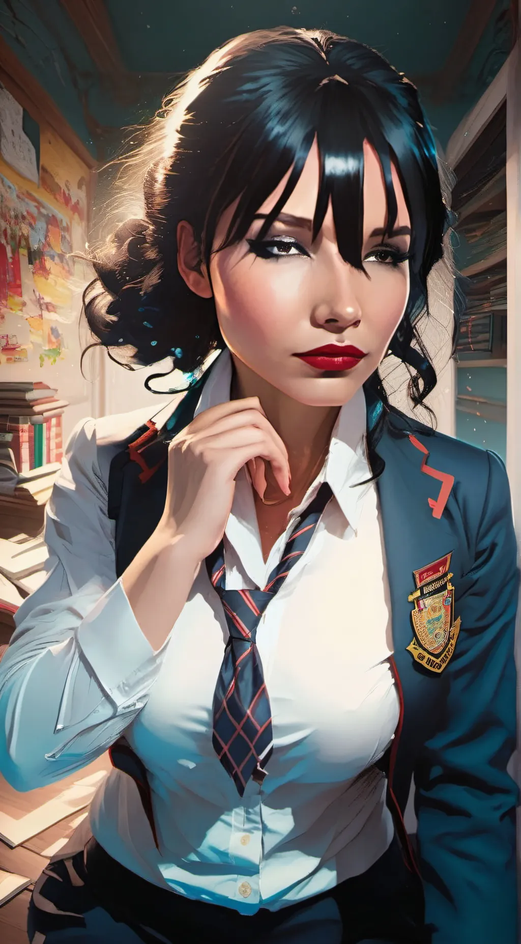 ai character: lexi (daughter)  background