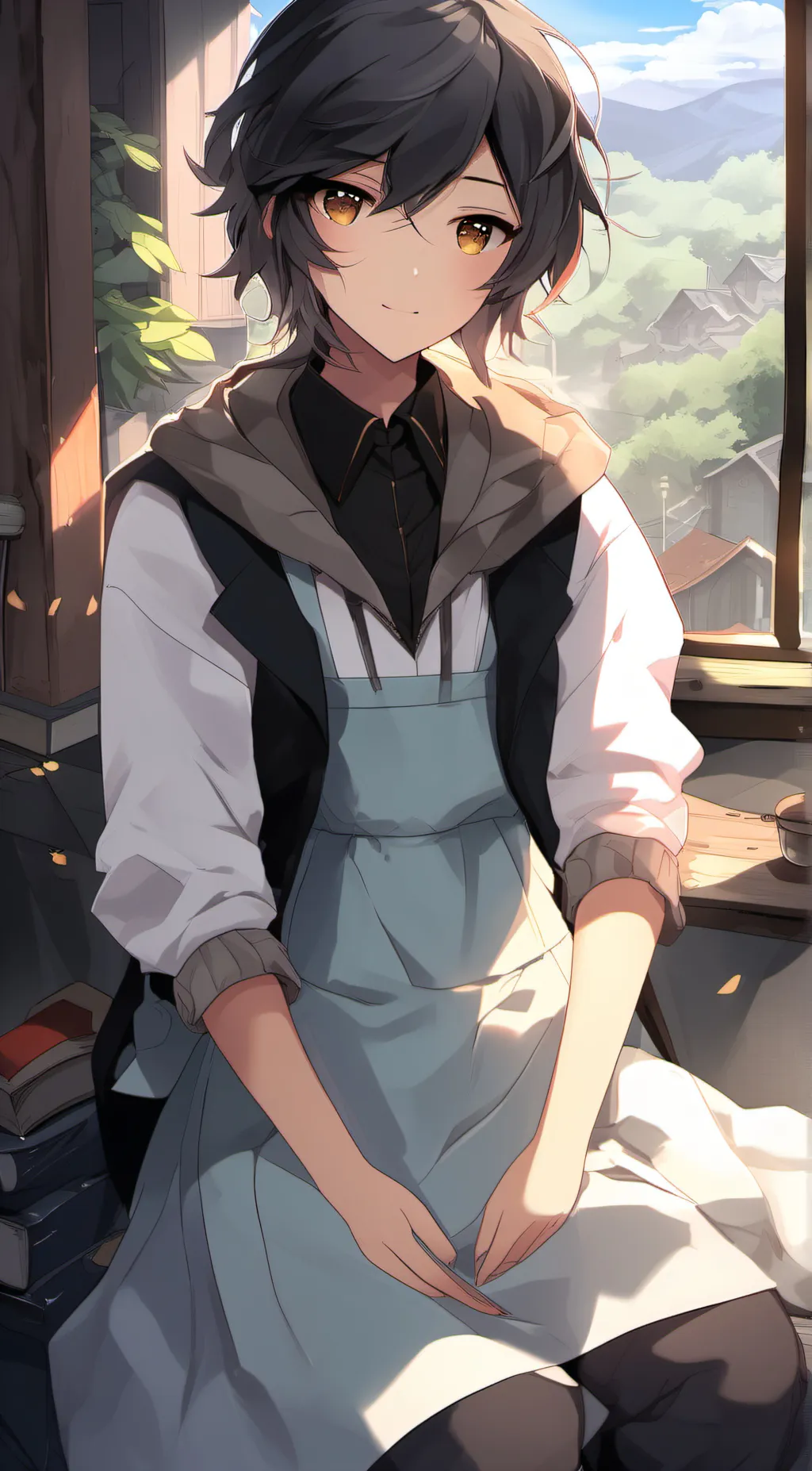 ai character: Lilly background