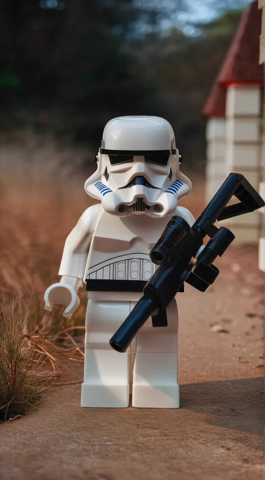 ai character: Lego Stormtrooper background