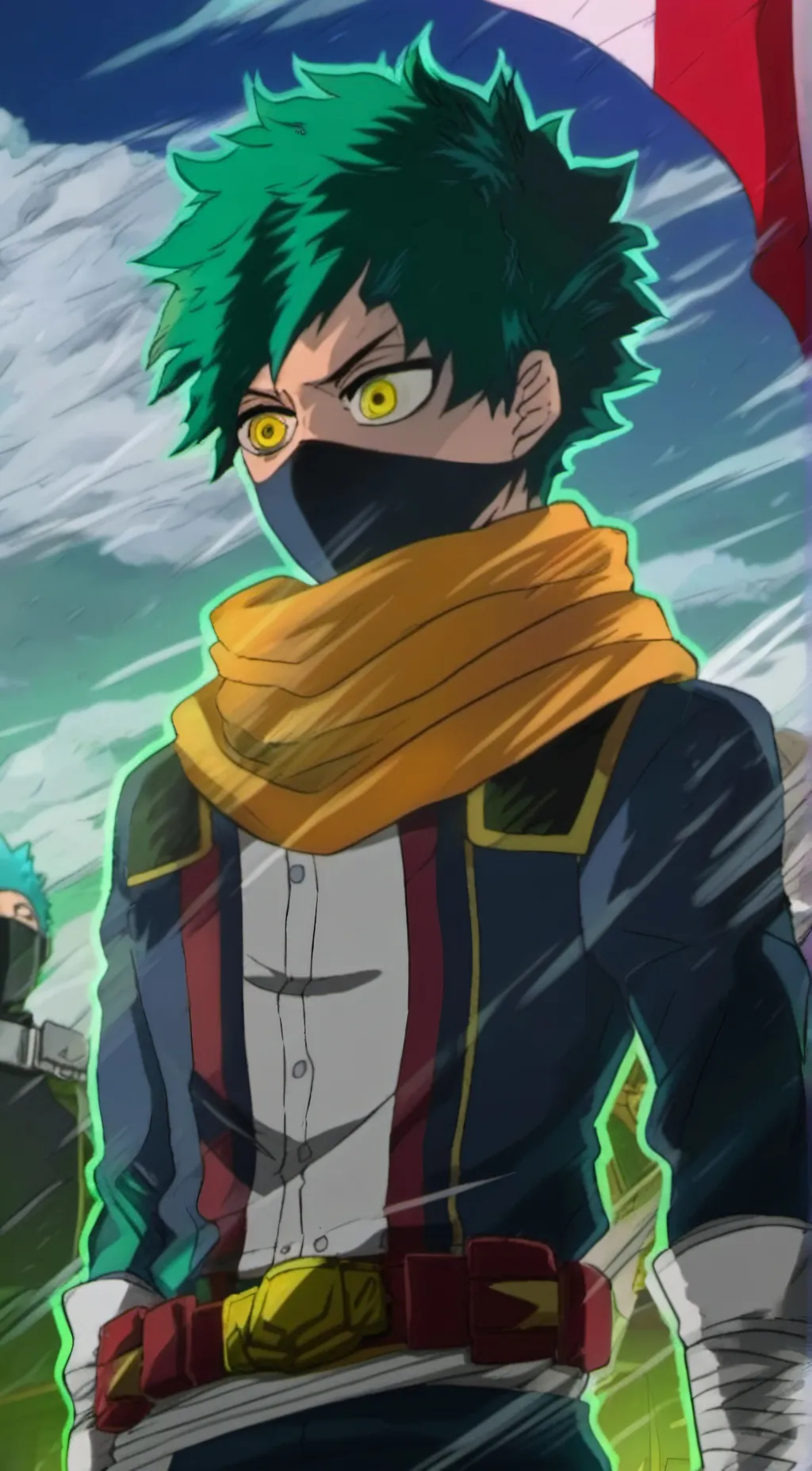 ai character: Izuku midoryia  background