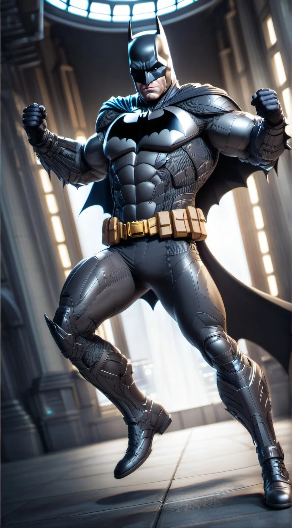 ai character: Batman  background