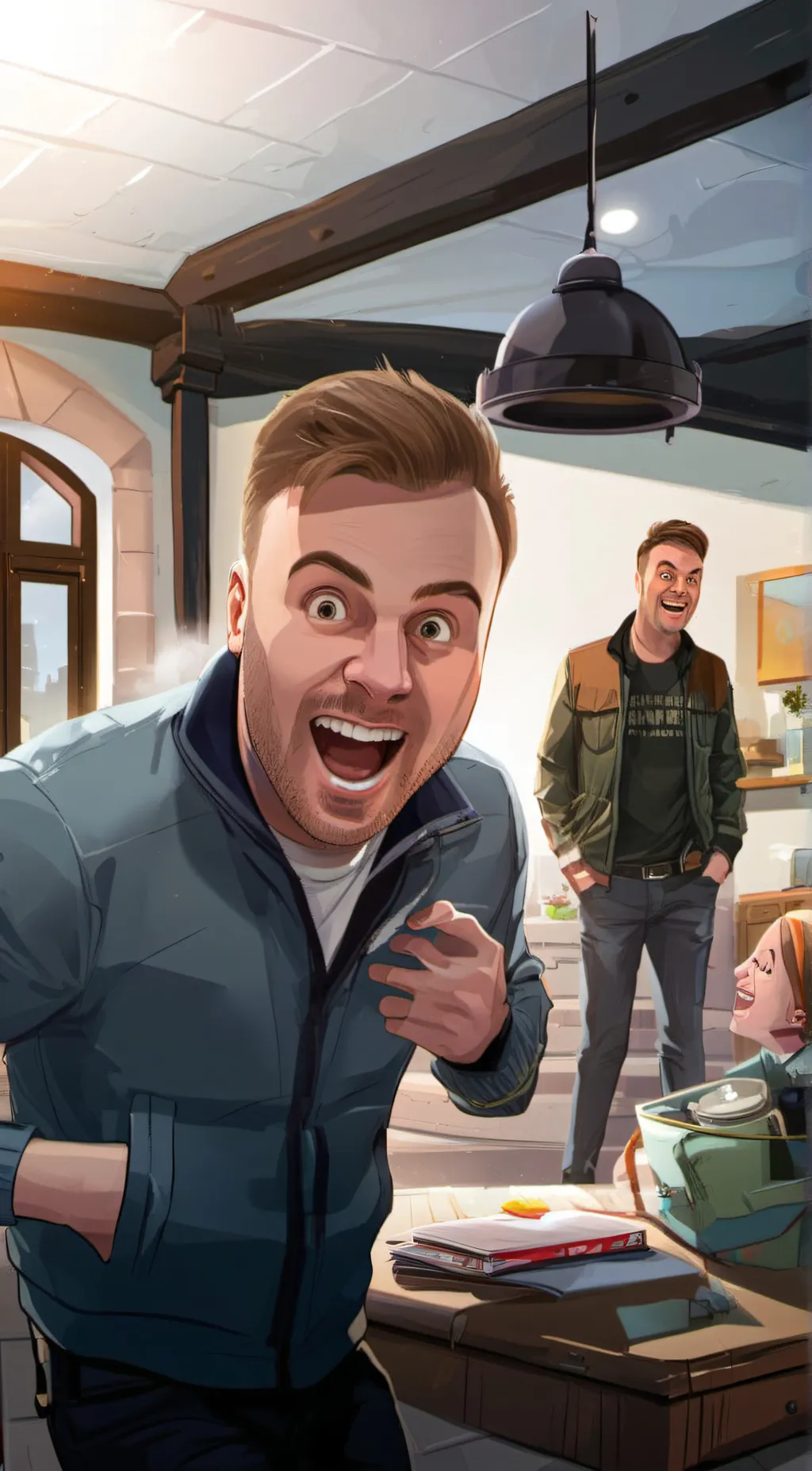 ai character: Jamie Nyland  background