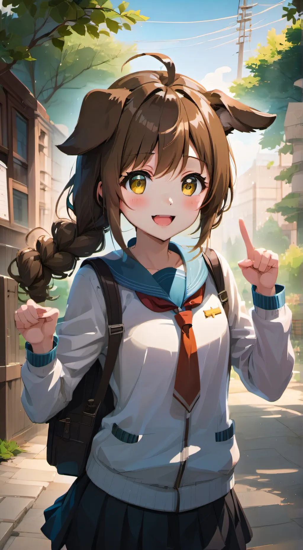 ai character: bakugou background