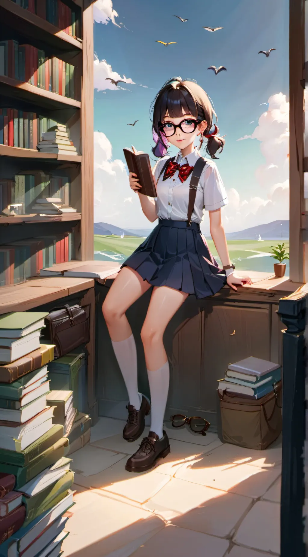 ai character: stella background