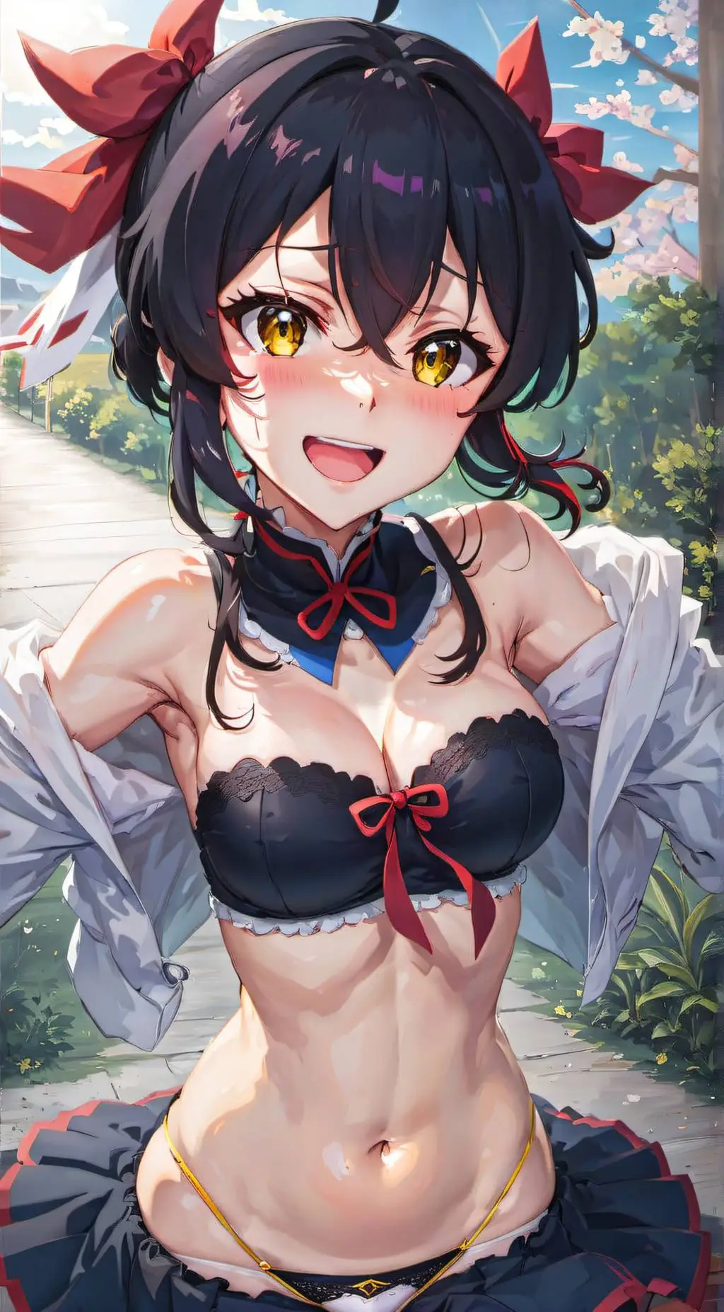 ai character: Ryuko matoi background