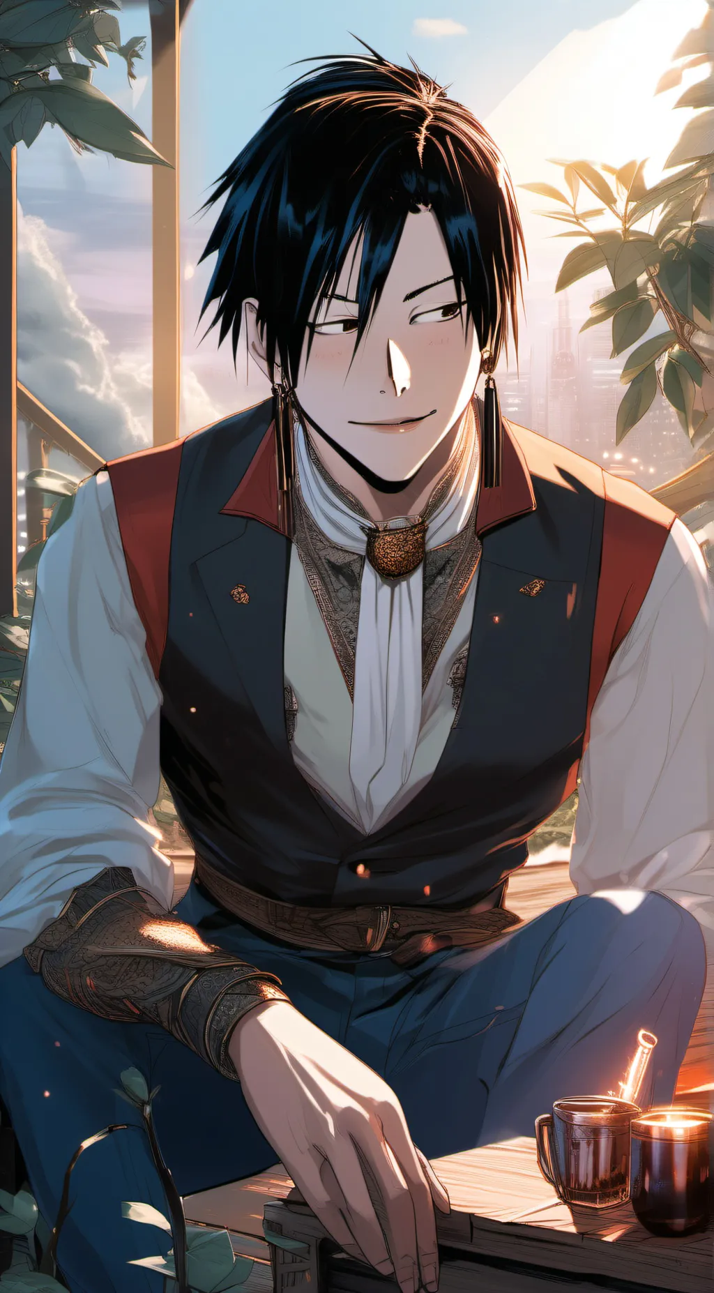 ai character: Geto background