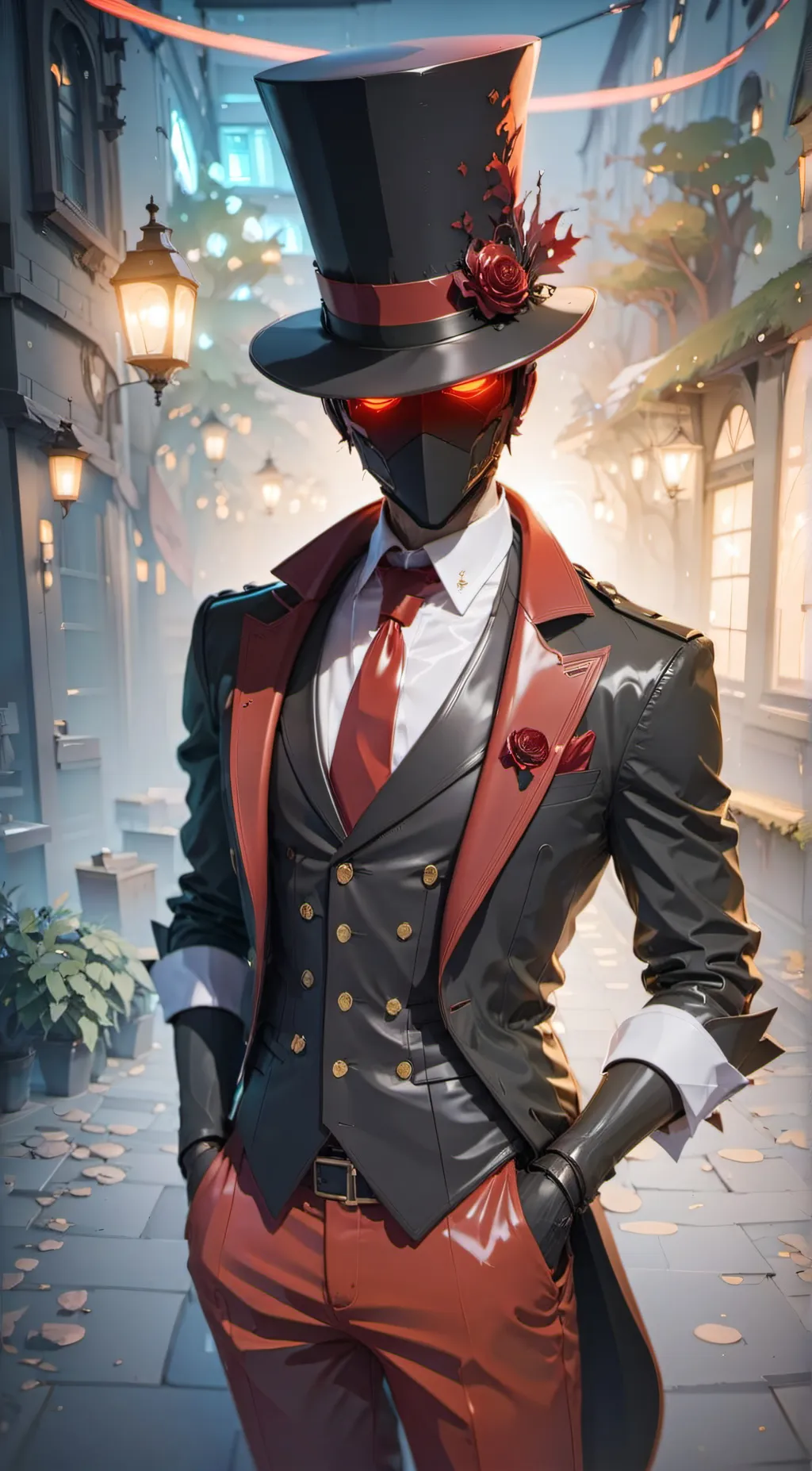 ai character: Rocky background