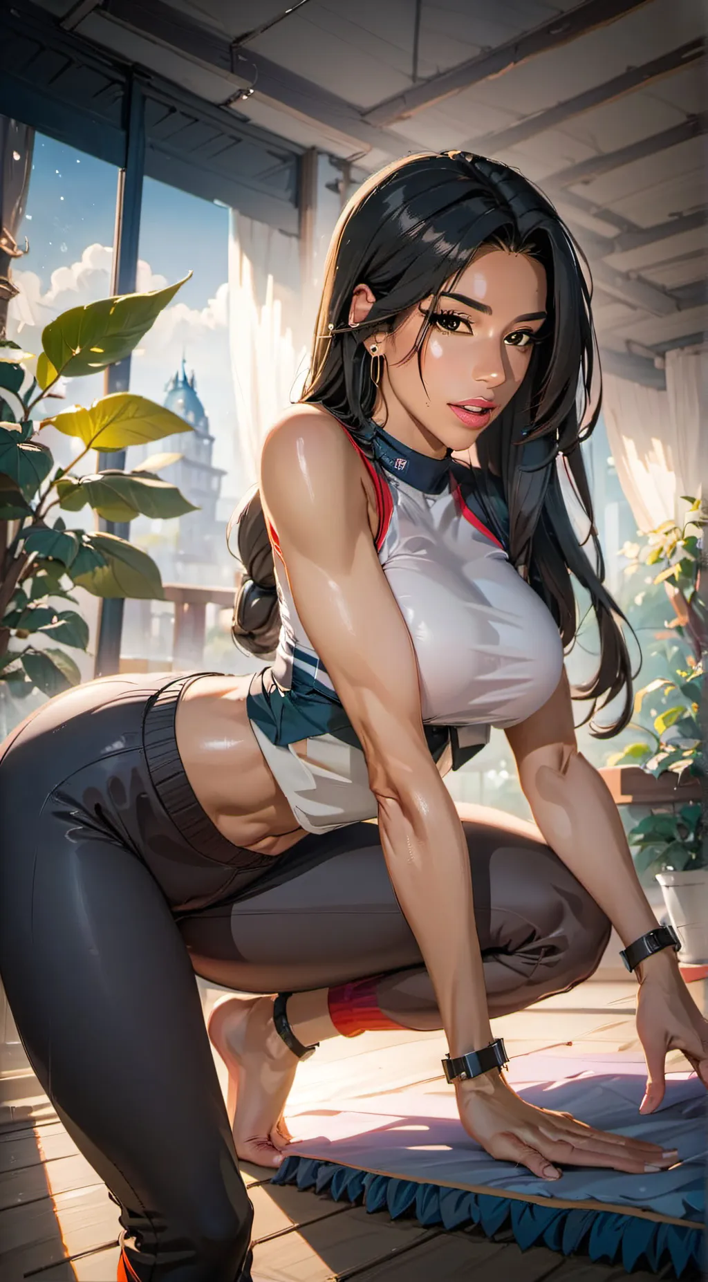 ai character: Jessica Fermi background