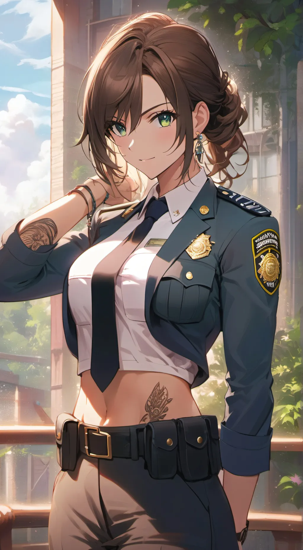 ai character: Skye White background