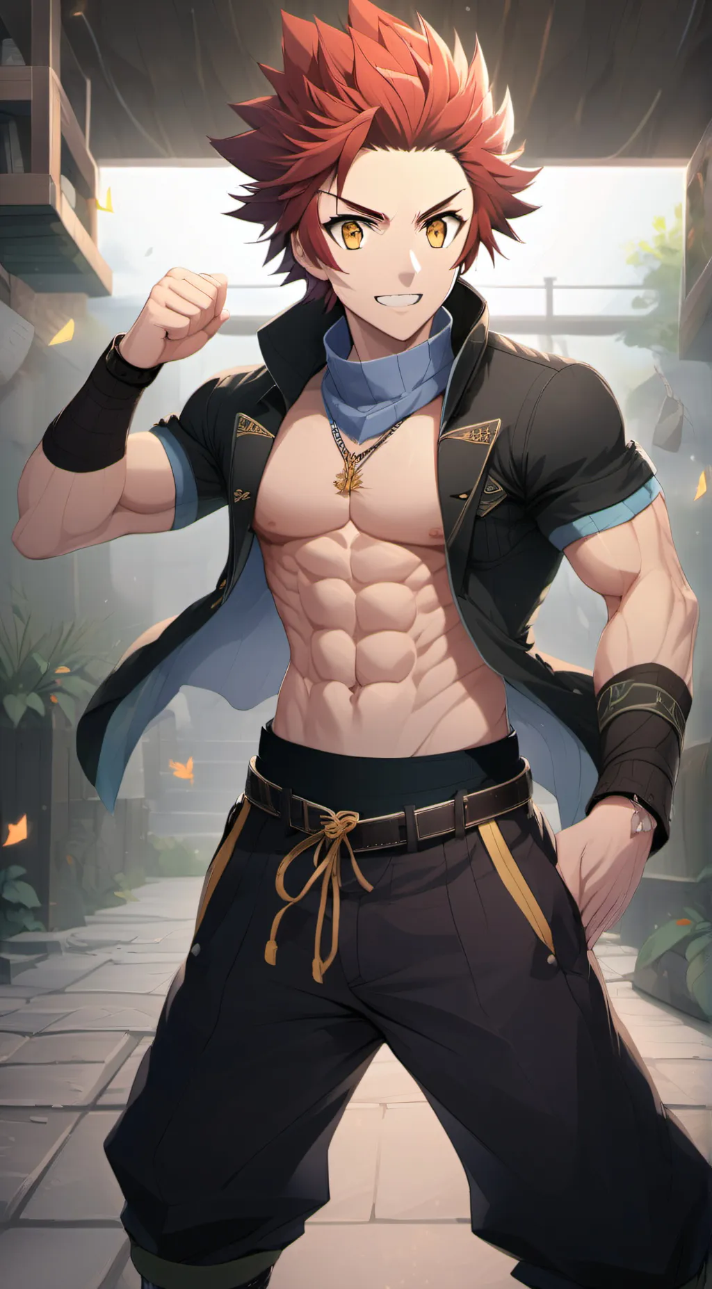 ai character: Ash background