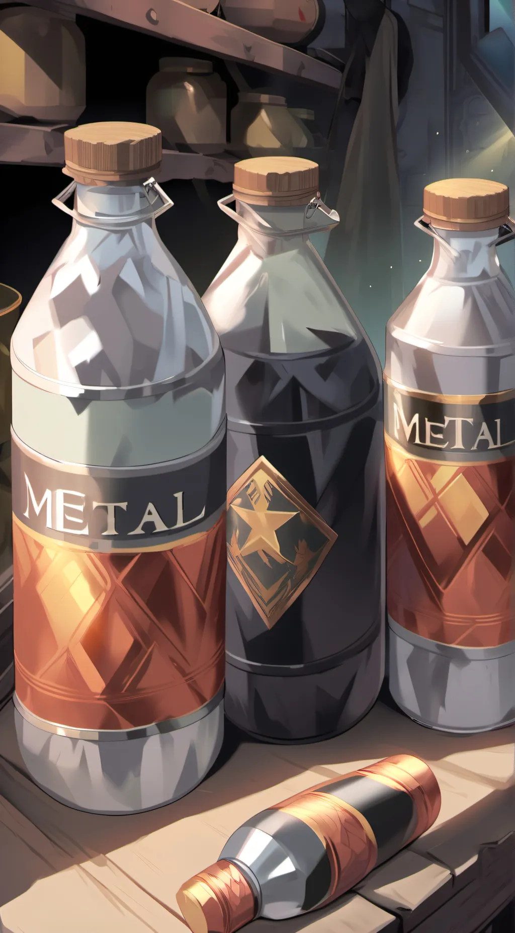 ai character: UZI JUICE background