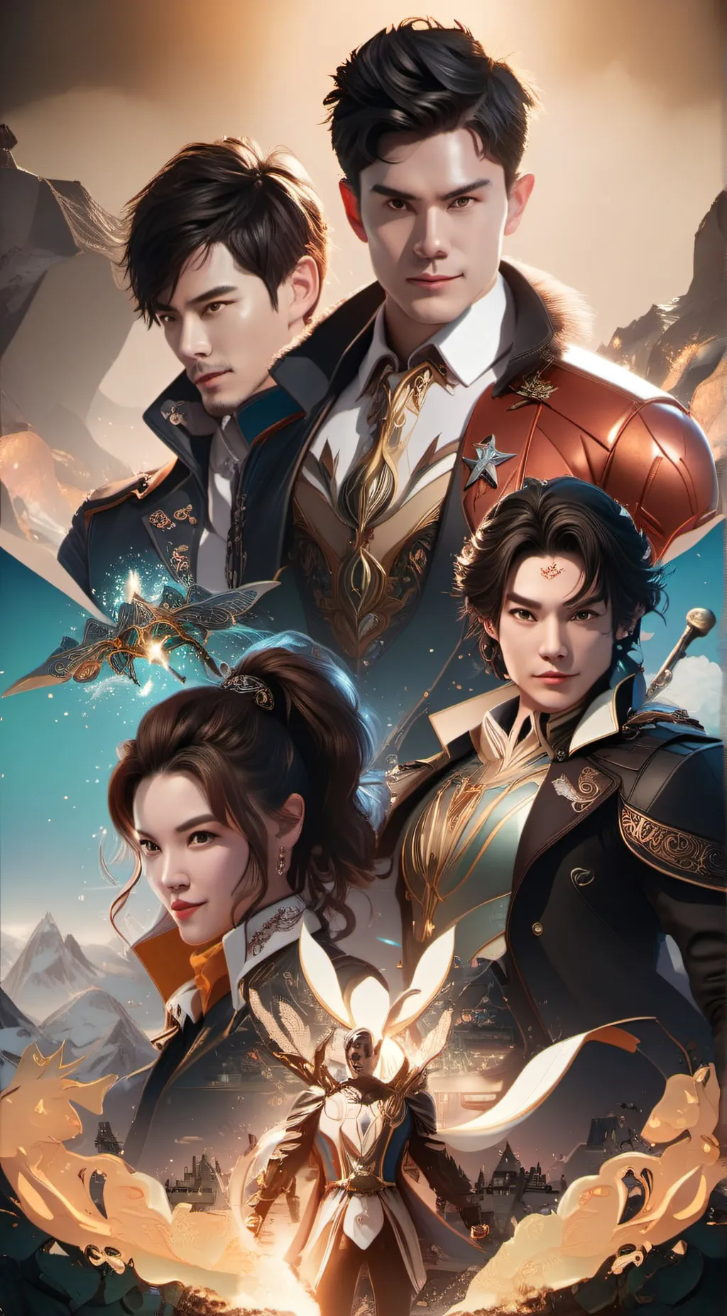 ai character: KAMI background