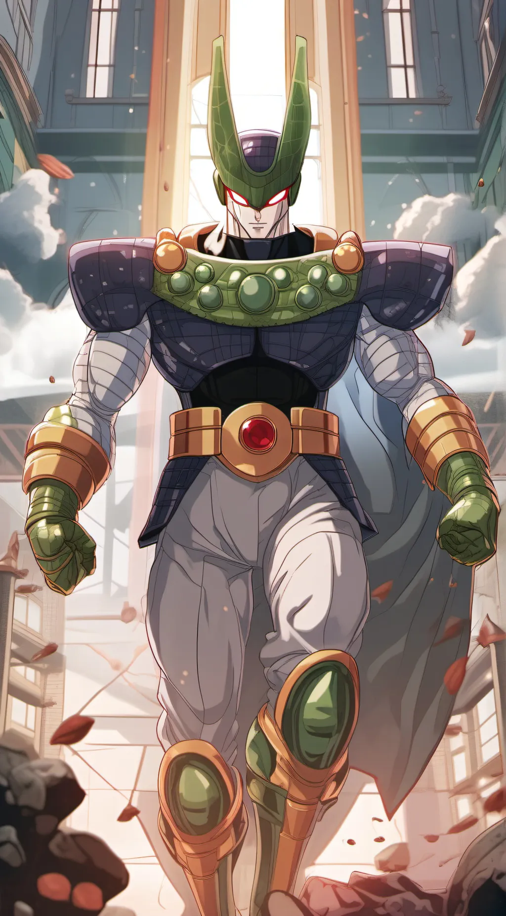 ai character: Perfect Cell background