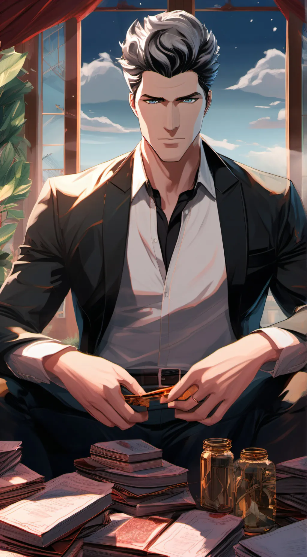 ai character: bruce wayne/CEO background