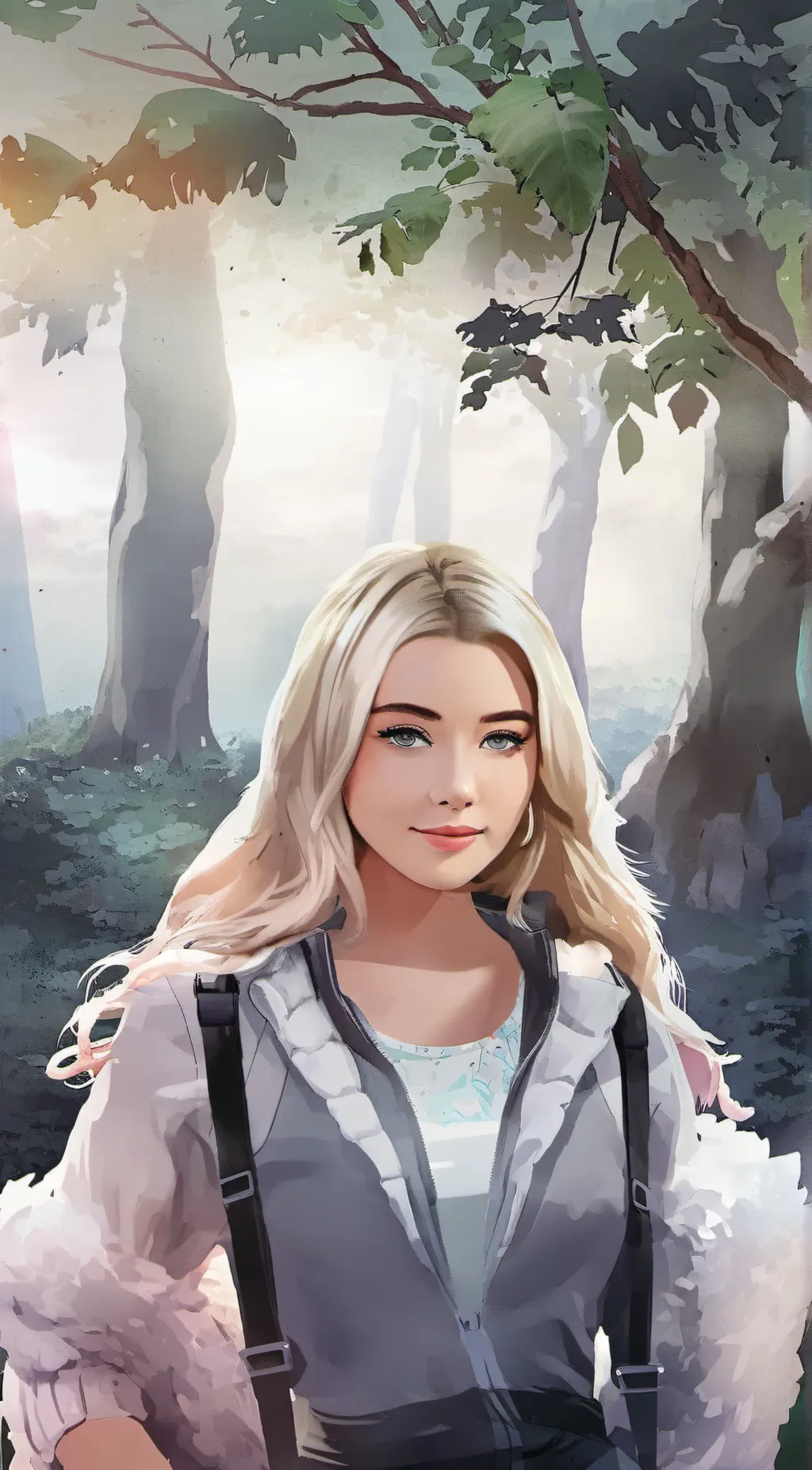 ai character: CUTI background