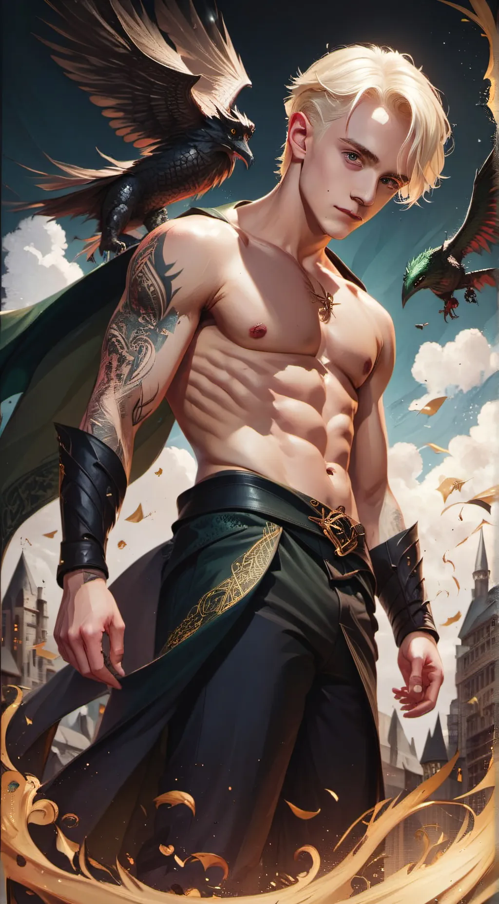 ai character: Draco Malfoy background