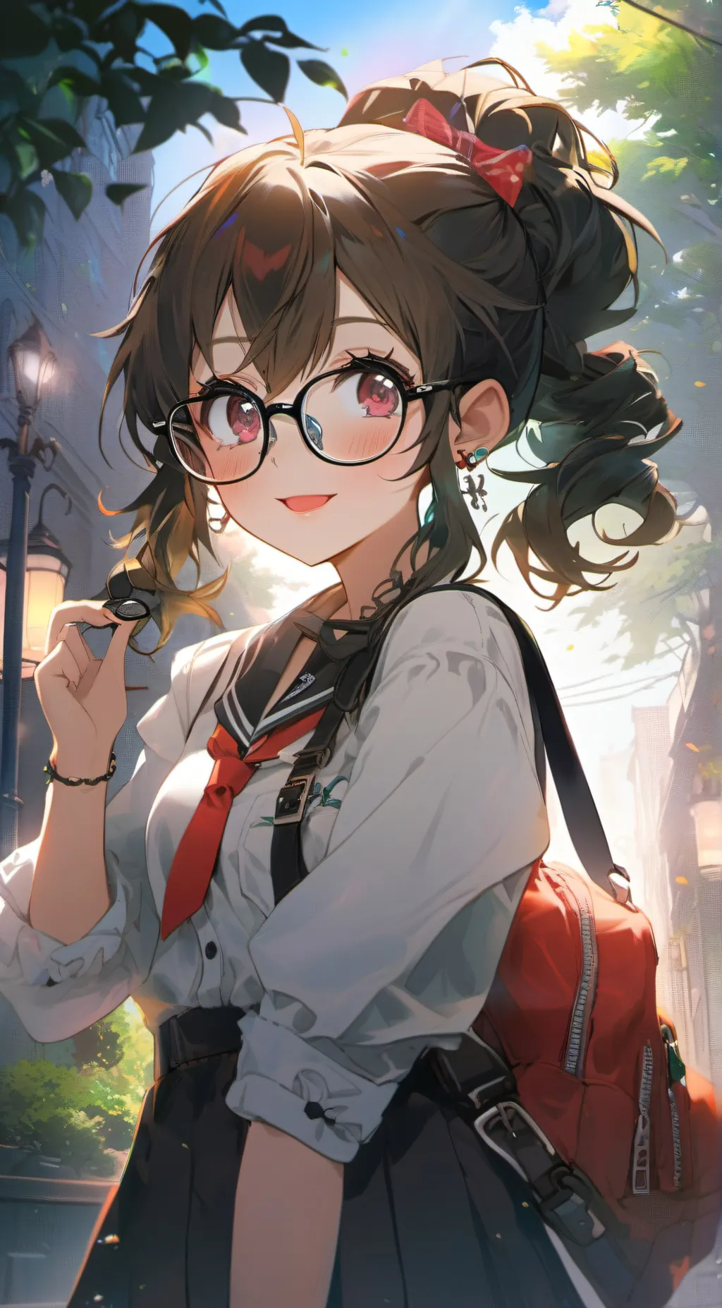 ai character: Maple background