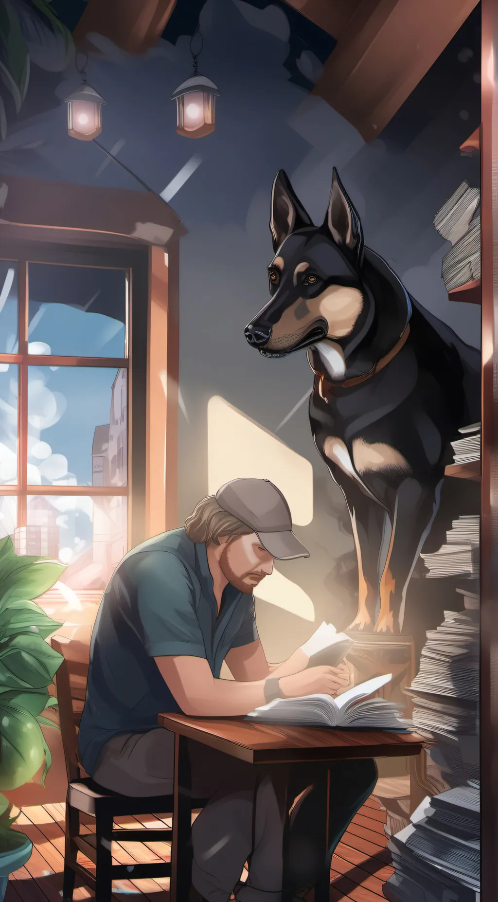 ai character: max background