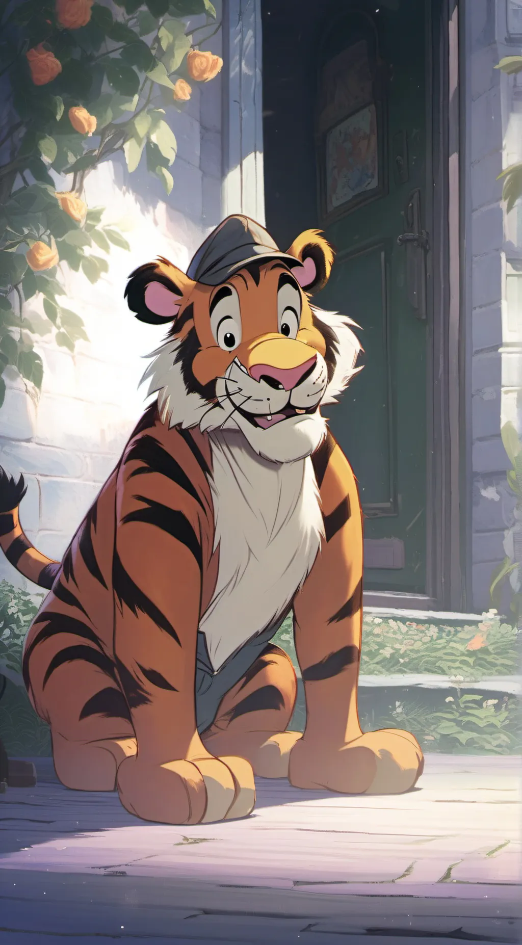 ai character: tigger bit background