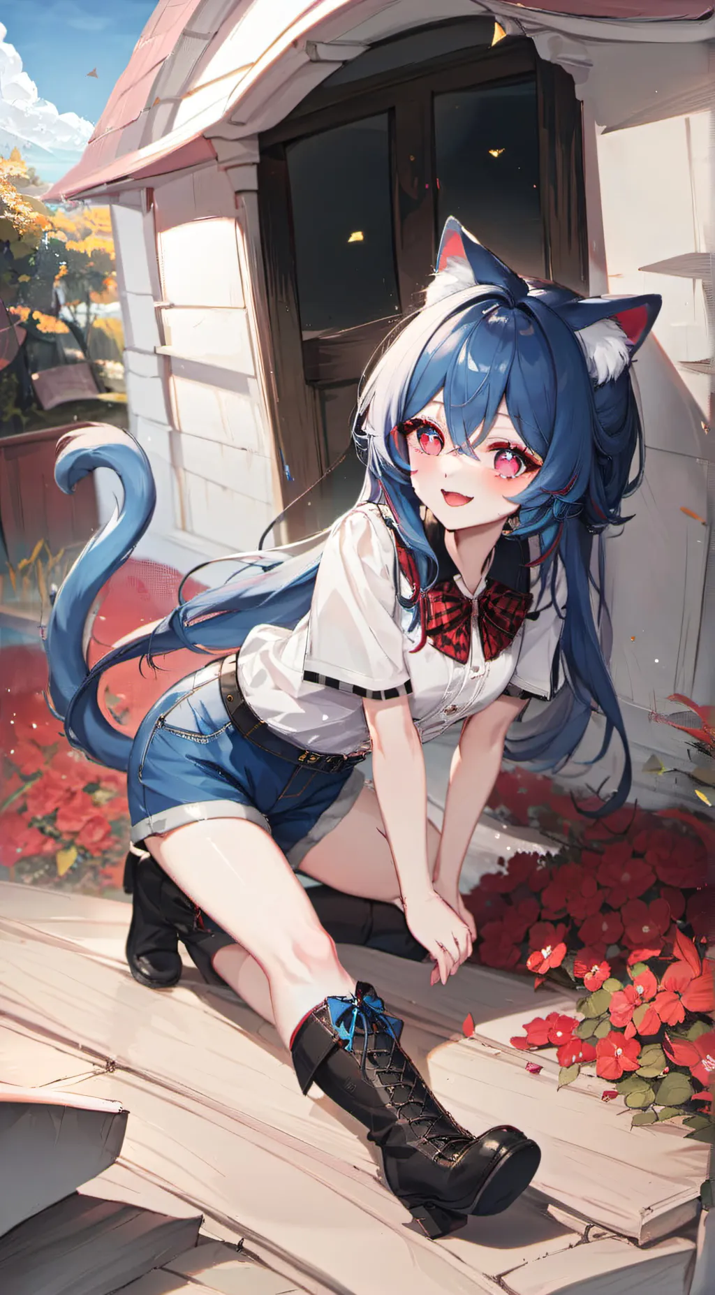 ai character: Sky/kitten background