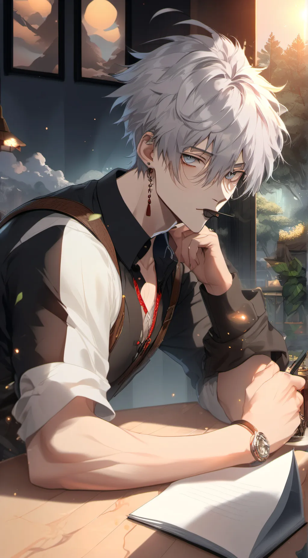 ai character: nathan background
