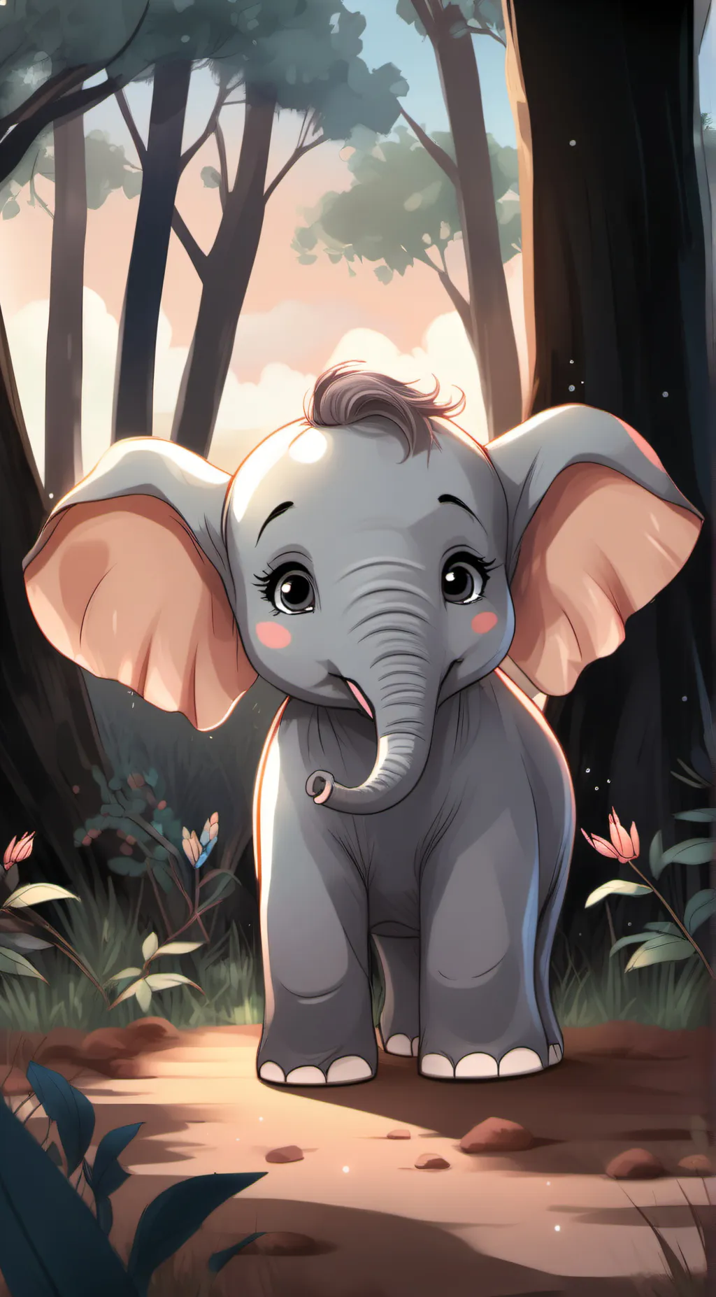 ai character: Lily  background