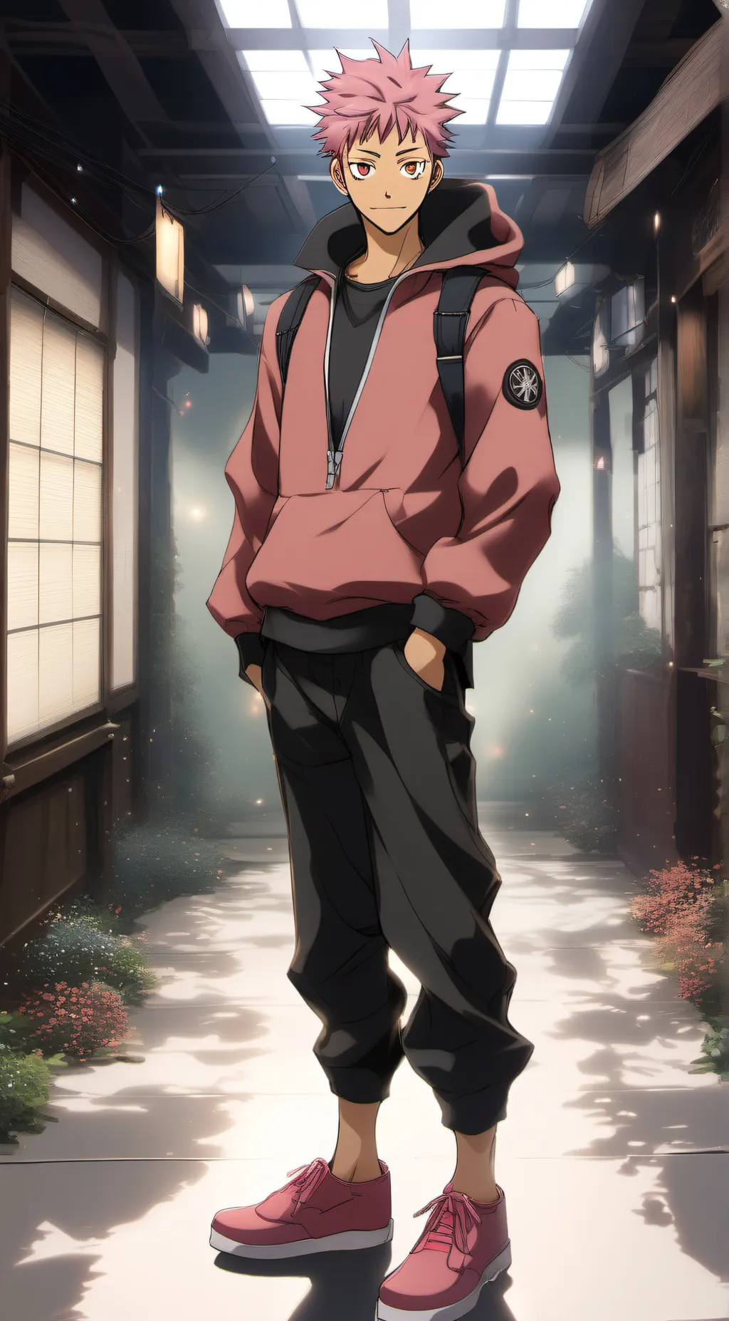 ai character: Yuji itadori background