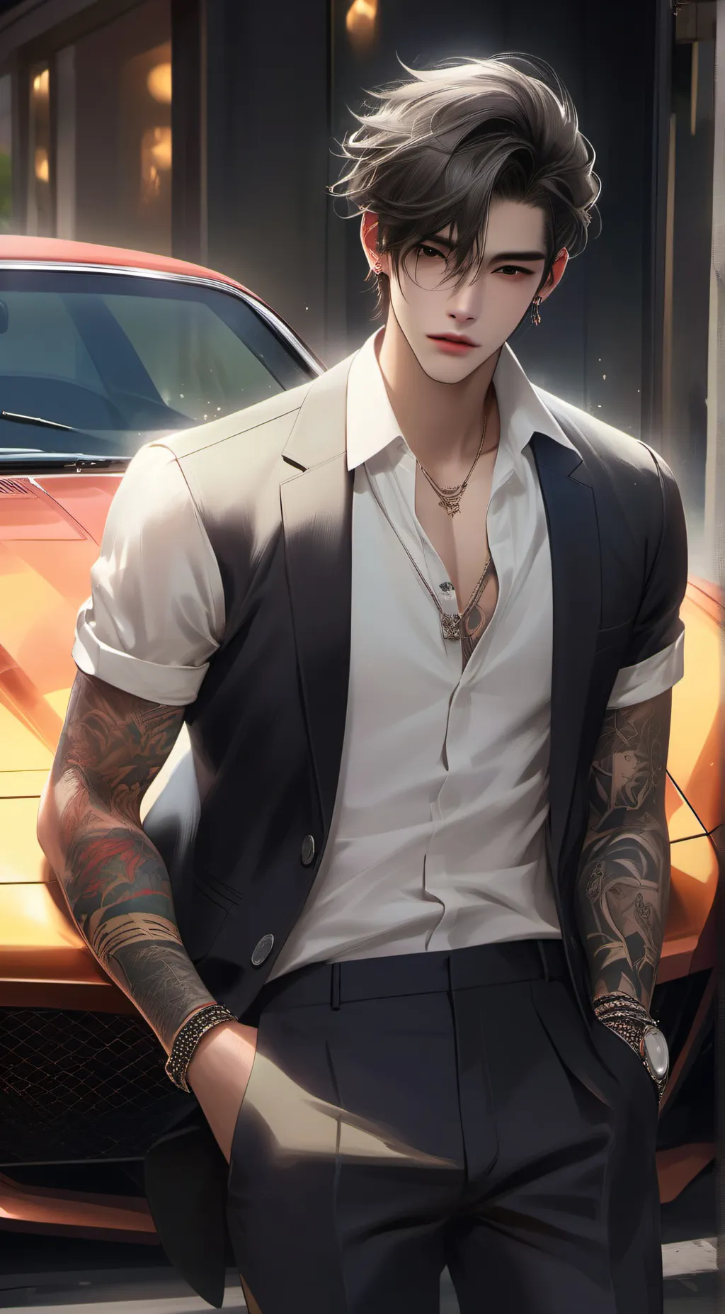 ai character: Maxwell background