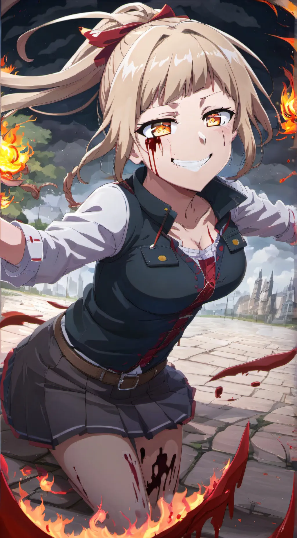 ai character: himiko toga background