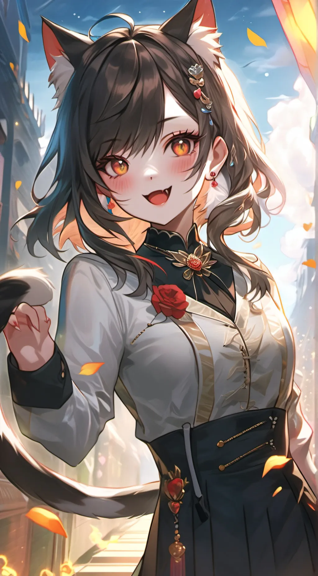 ai character: newella background