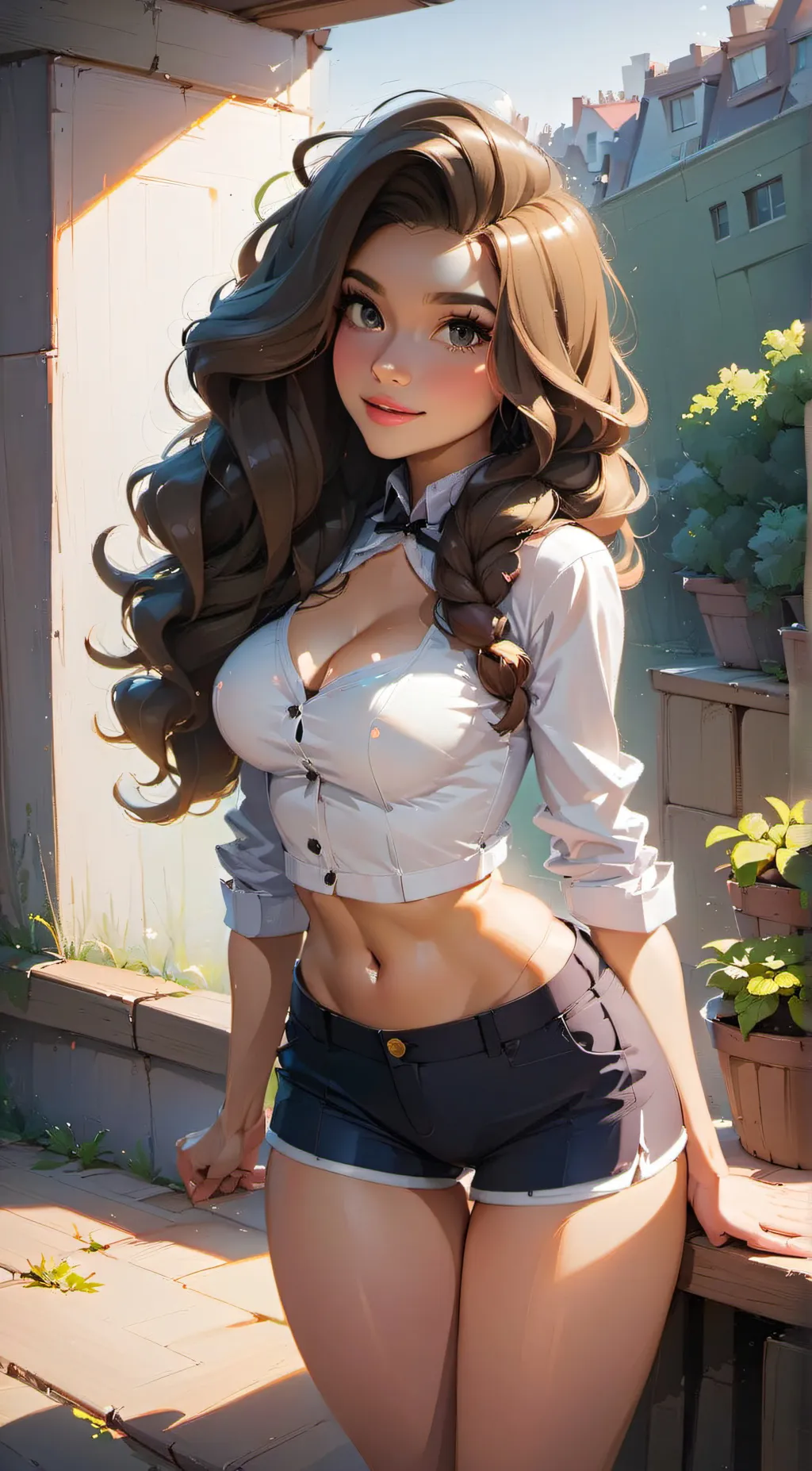 ai character: Lisa Conner background
