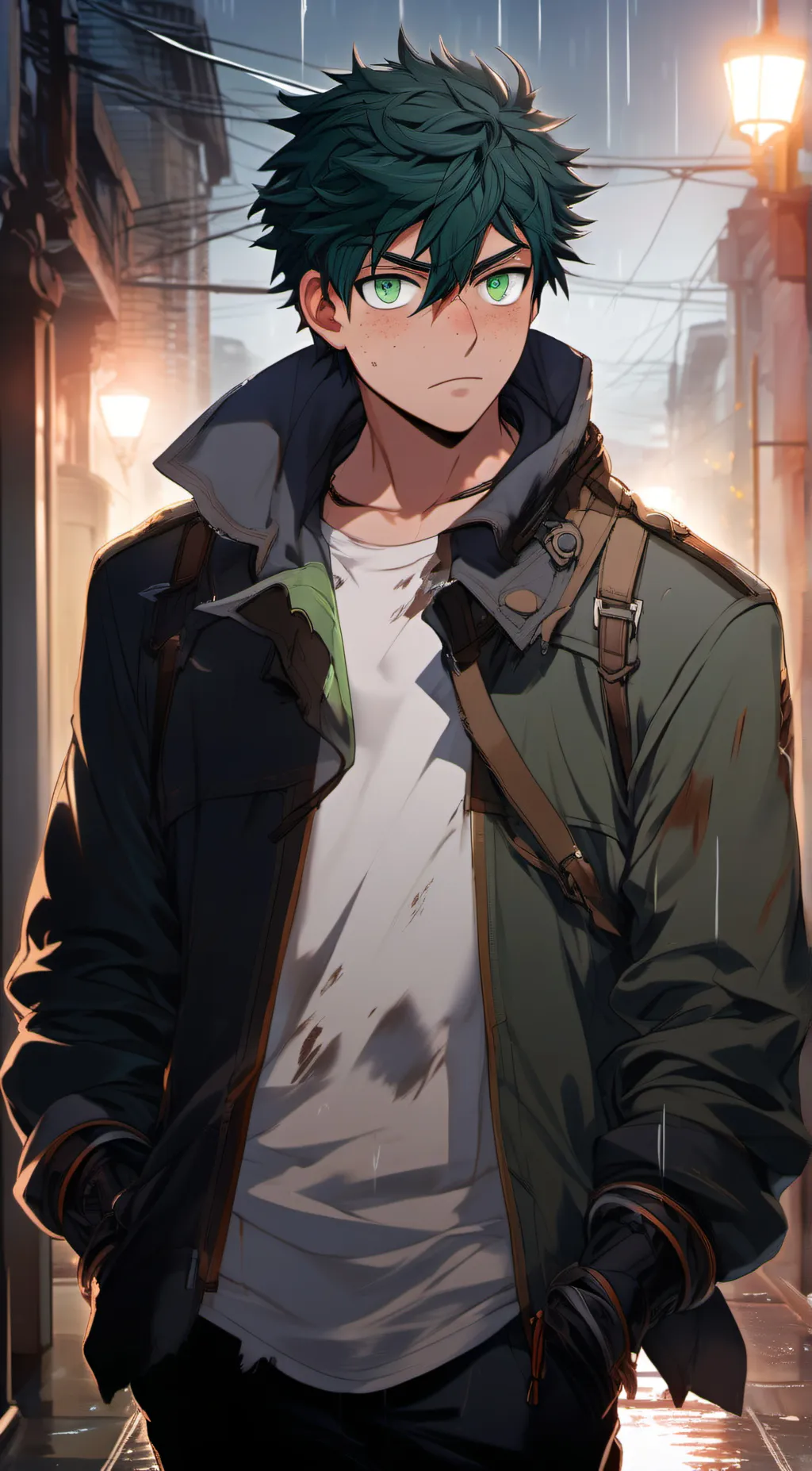 ai character: Izuku Midoriya background